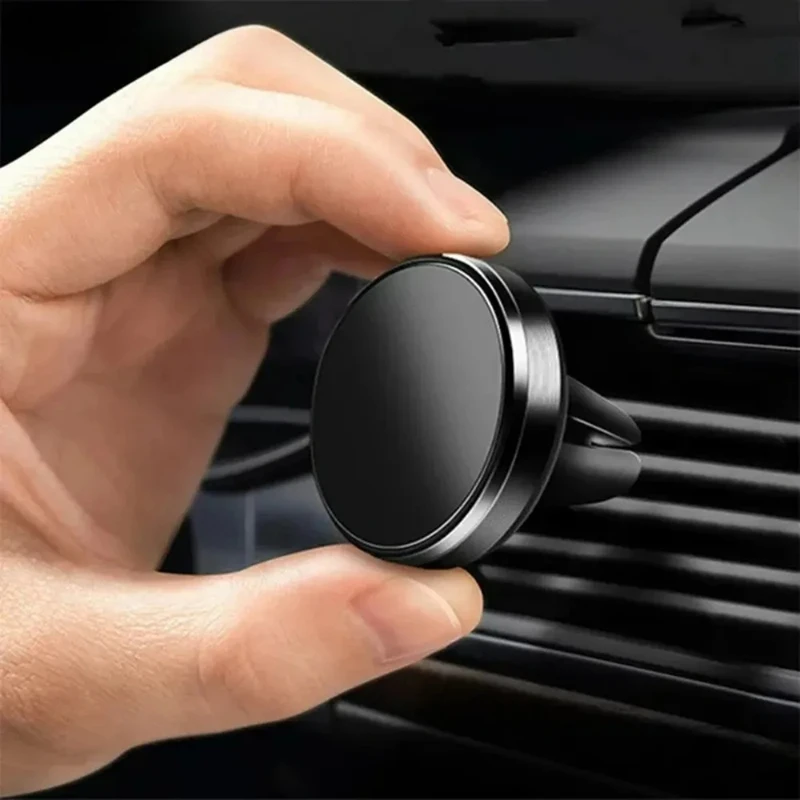 Supporto universale magnetico per telefono da auto, supporto per telefono cellulare da montare sulla presa d'aria dell'auto, supporto magnetico per smartphone per iPhone Samsung