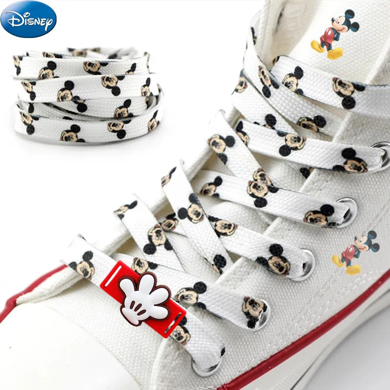 Disney Mickey Mouse Schnürsenkel Kawaii Anime Minnie Bunte Sport Schnürsenkel Schuhe Zubehör Kinder Geschenke Für Kinder 120CM /150CM Image
