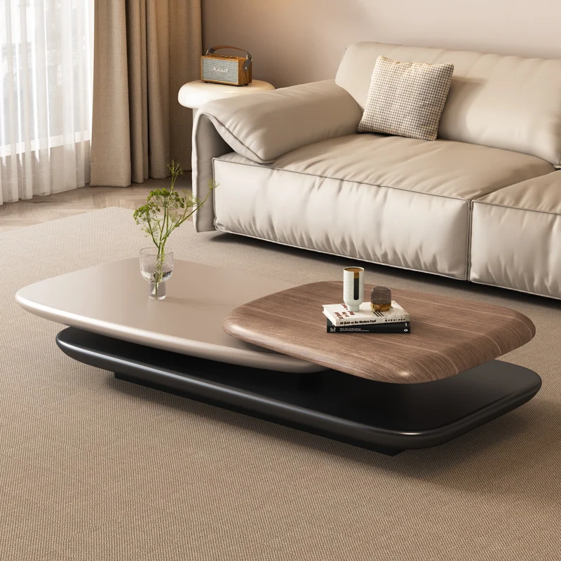 Designer Wohnzimmer Couchtisch Holz Minimalistisch Einzigartiger ästhetischer Couchtisch Luxus Günstige Meubles Eingangshalle Möbel