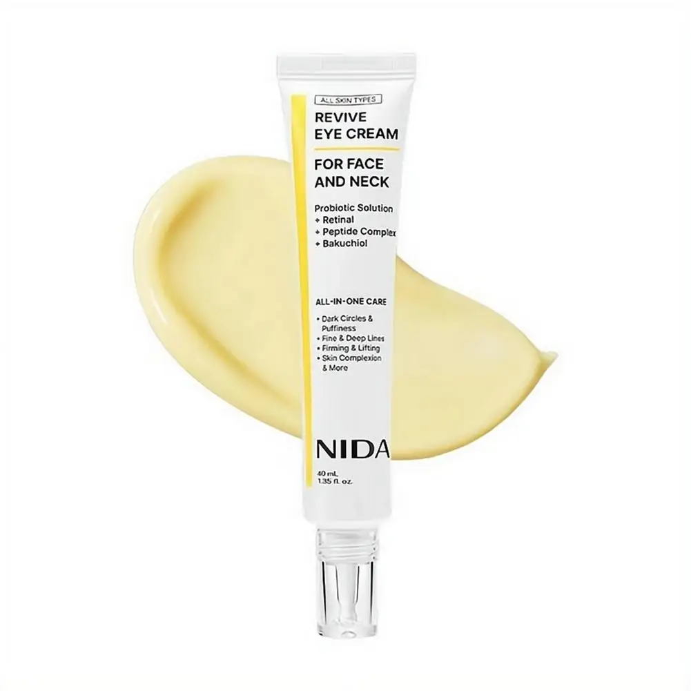 NIDA Retinol Revive Augencreme & SPF50 Unsichtbarer Sonnenschutz Anti-Aging Reduziert Falten Feine Linien UV-Schutz Tägliche Hautpflege Image