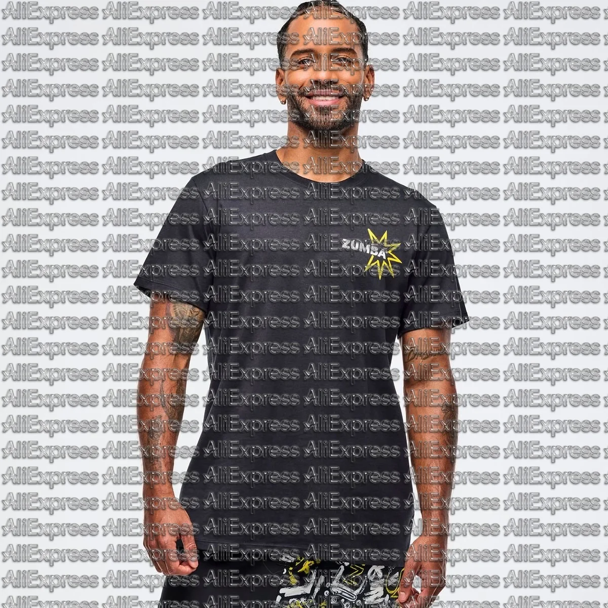 Hochwertige Retro-Tanzfitness-Kleidung Sportbekleidung Unisex Kinder Locker Sitzende Kurzarm-T-Shirts Hochwertiges Oberteil Image