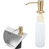 Dispenser Di Sapone Da 300 Ml Per Lavello Da Cucina, Dispenser Di Sapone Per Lavello Da Cucina, Dispenser Di Sapone Girevole A 360° Integrato, Dispenser Di Detersivo Per Piatti, Dispenser Di Detersivo