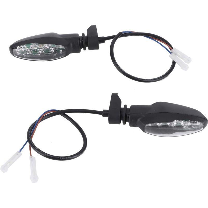 Indicatori Di Direzione Per Moto, Coppia Di Indicatori Di Direzione A Led Per Moto, Indicatori Di Direzione Anteriori A Led Ambra, Ricambio 12v, Compatibili Con Triumph Tiger 800/1200 -crezuo