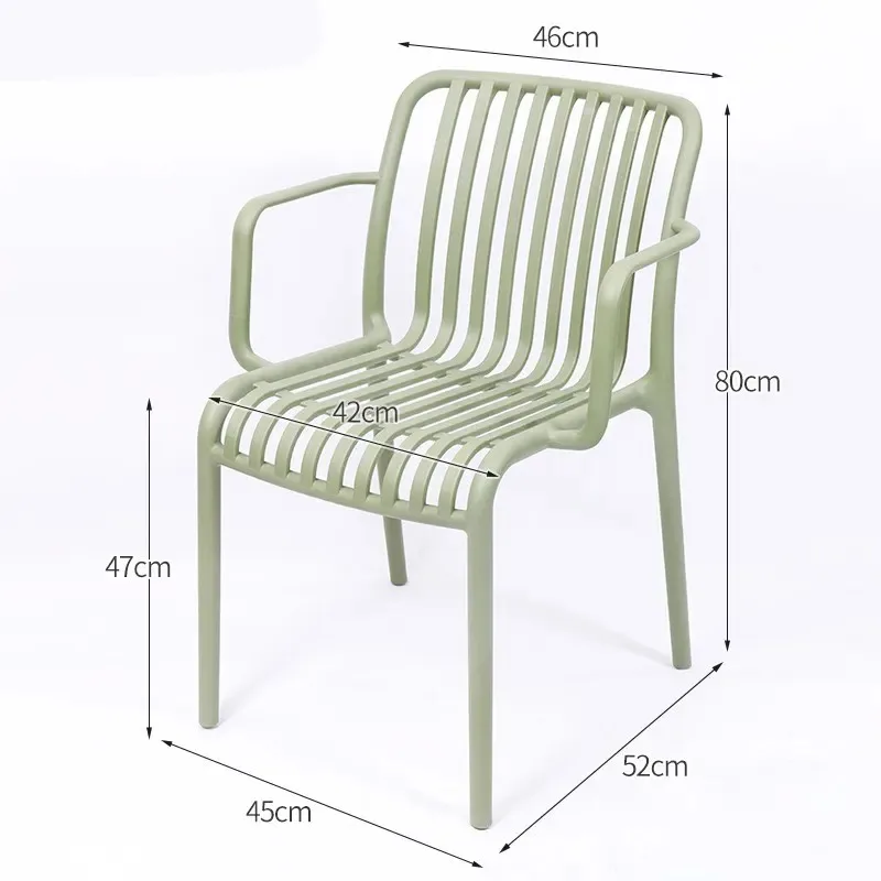 Factory Hot Sell Whole Plastic Chair Garden Green Outdoor Garden Chairs Pp Chair