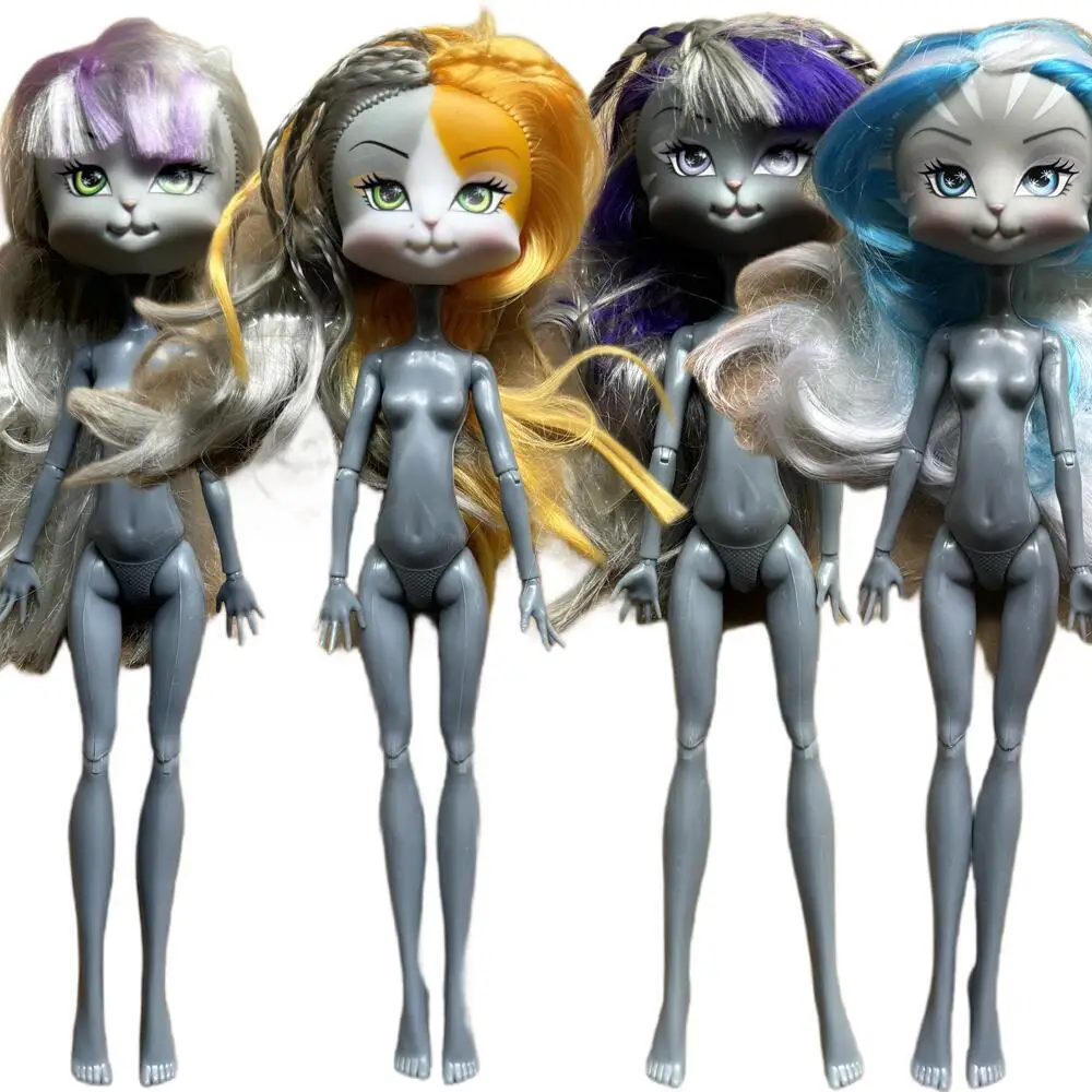 1/6 süße Laufsteg-Puppenfiguren mit buntem Haar, Weihnachts- und Geburtstagsgeschenke Image