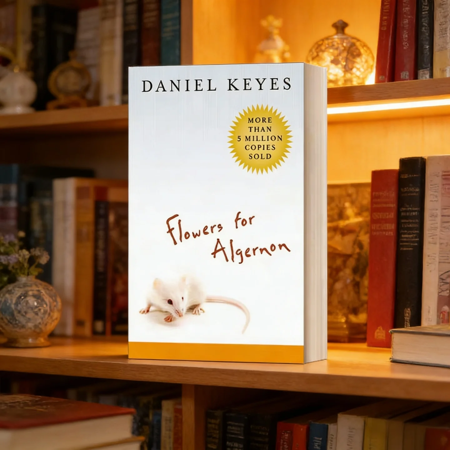 Blumen für Algernon: Ein Meisterwerk der sinnvollen Genialität – Die Reise eines Mannes von Unkenntnis zum Genie und zurück von Daniel Keyes Image