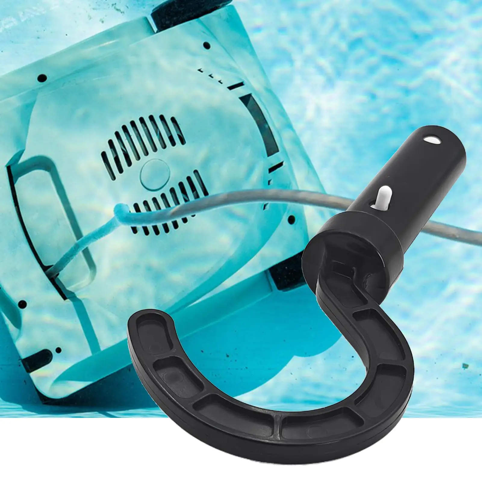 1 pièce Crochet télescopique pour robot nettoyeur de piscine, compatible avec les robots aspirateurs de piscine et les pôles de piscine, accessoire pour poteau de piscine