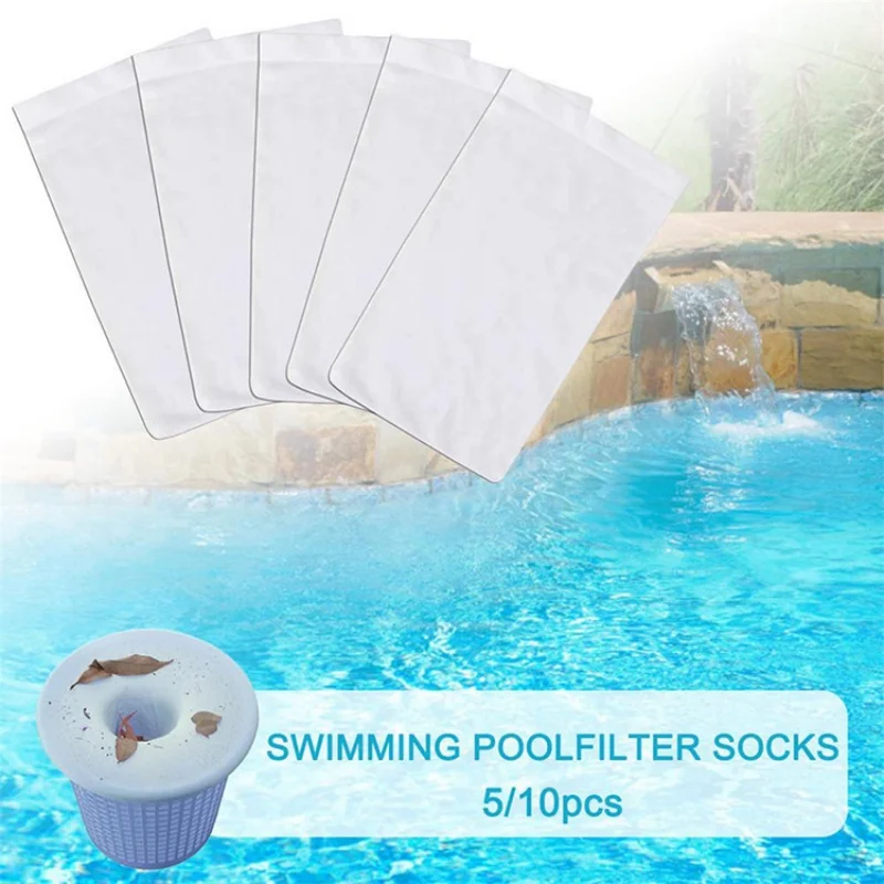 Filtre de piscine maille filtre de piscine ensemble de déchets jupe de piscine ensemble de chaussettes accessoires de nettoyage de piscine