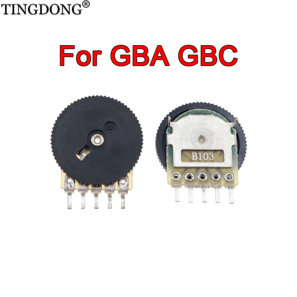 Lautstärkeregler Lautstärkeregelrad Soundlautstärkeregler für GBA GBC Motherboard Potentiometer-Ersatz Image