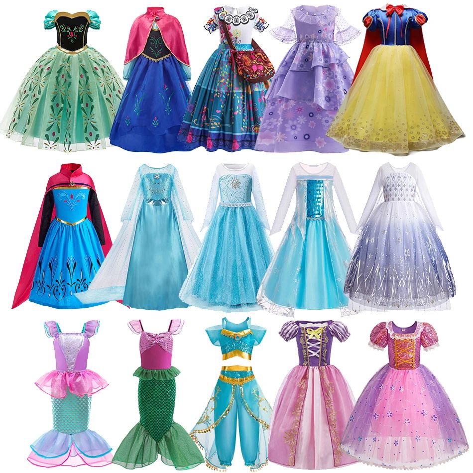 Girls Princess Cosplay Dress Costume For Kids 17 size 150