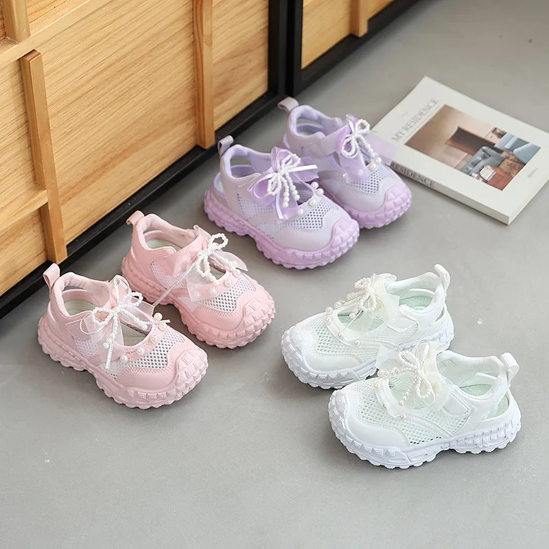 Kindermode-Sneaker, atmungsaktive Sommersportsandalen, vielseitige Freizeitschuhe, Kinder-Strandschuhe mit weicher Sohle, Basketballschuhe