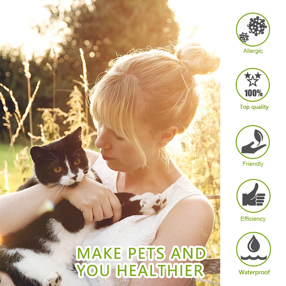 Flea Collar for Cats 8-month Flea and Tick Prevention for Cats 3 Months of Age and Older 2 PACK еa Tiсk Collar Prevention Image