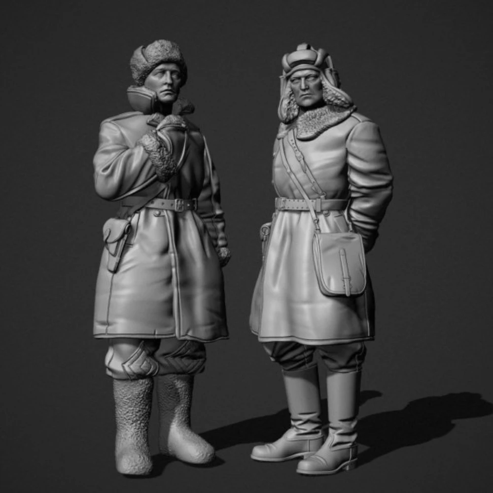1/35 Resin-Soldatenmodell GK Russischer Panzersoldat, unmontiert und unbemalt, DIY-Bausatz 815 Image