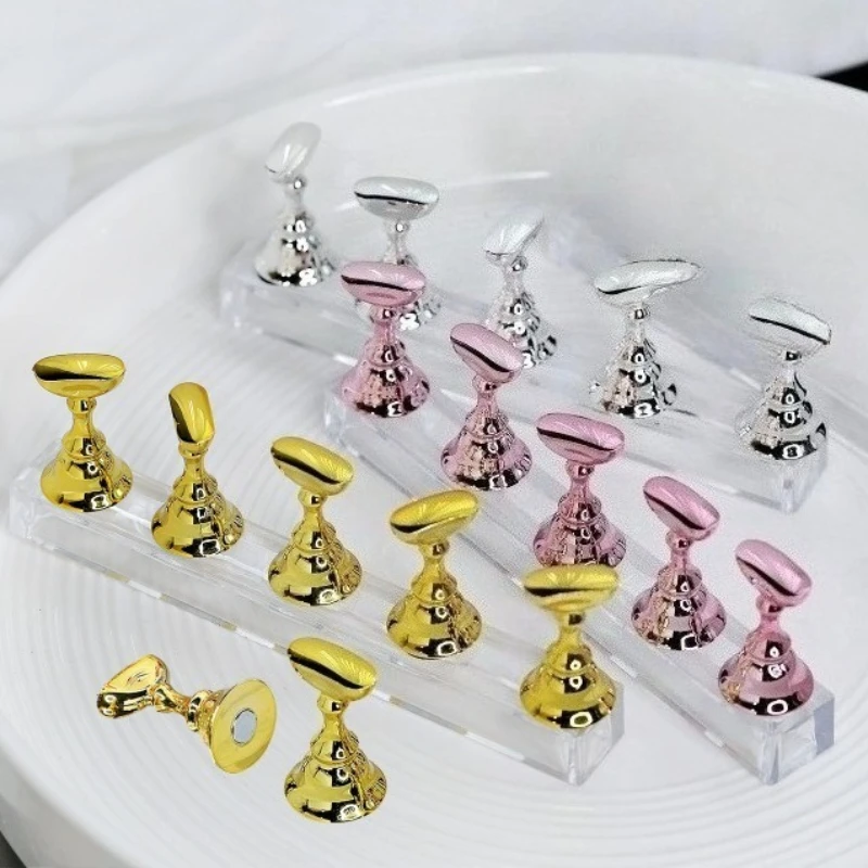 1 Set Nagelspitzenhalter Japanisches Schachbrett Acryl-Display-Basis Übungsständer Box für Nagelkunst-Salon Persönliche Maniküre Image