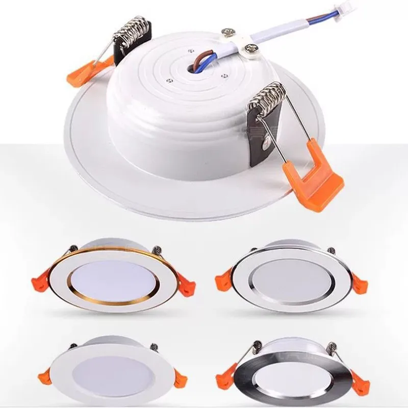 LED-Einbauleuchte 5W 7W 9W 12W 15W 18W Runde LED-Deckenlampe AC 220V 230V 240V Innenbeleuchtung Warmweiß Kaltweiß