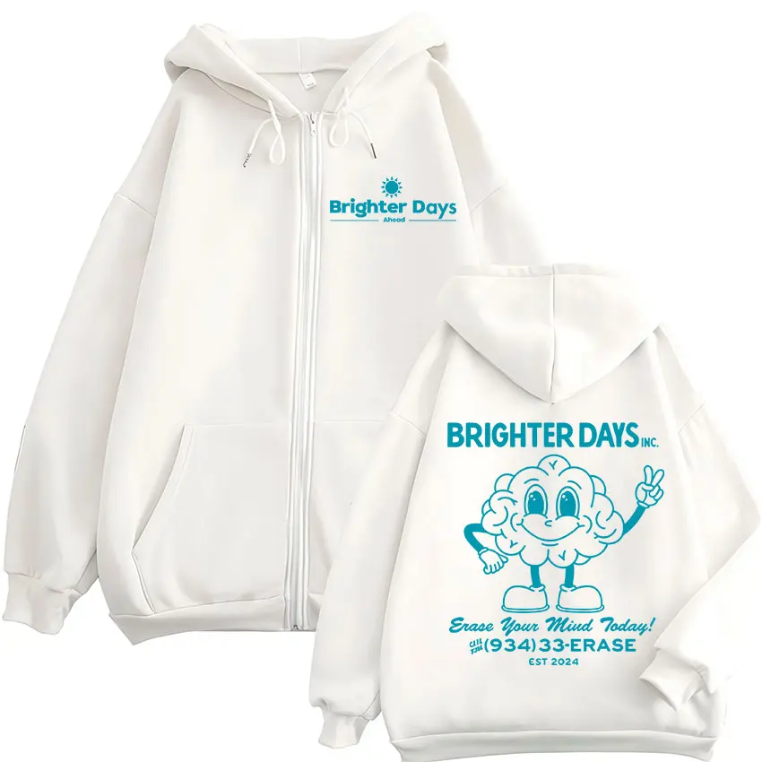 Sänger Ariana Grande Brighter Days Ahead Tour Album 2025, Reißverschluss-Hoodie für Männer und Frauen, Harajuku, modische Langarm-Jacke, Kapuzenpullover, Tops Image