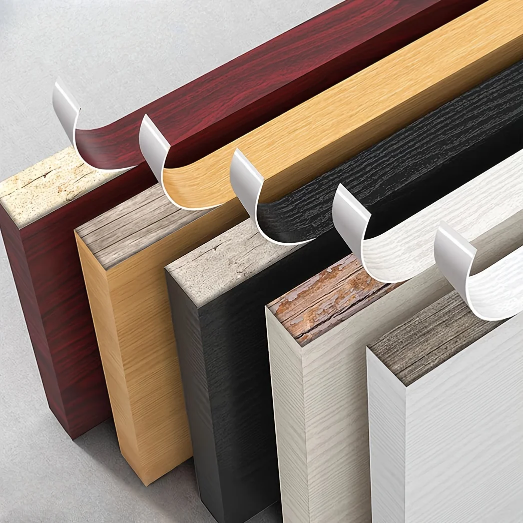 1 STÜCK 10 m x 2 cm vorgeklebte Kanten PVC-Kantenanleimmaschine für Holz, Küche, Kleiderschrank, Möbel, Tisch, Schreibtisch, Brett, Kantenanleimmaschine, glänzend Image