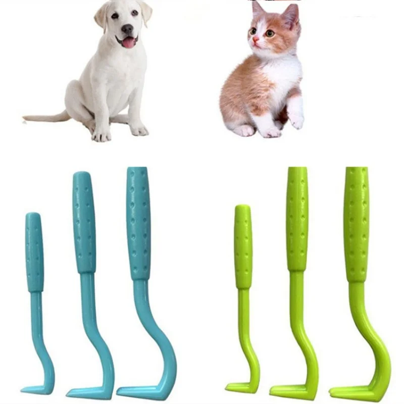 Haustier-Flohentferner Haken Zeckenentferner Pinzette - Hunde- und Katzen-Zeckenextraktor Milbenkamm Läusezange - Haustierpflege-Zubehör Image