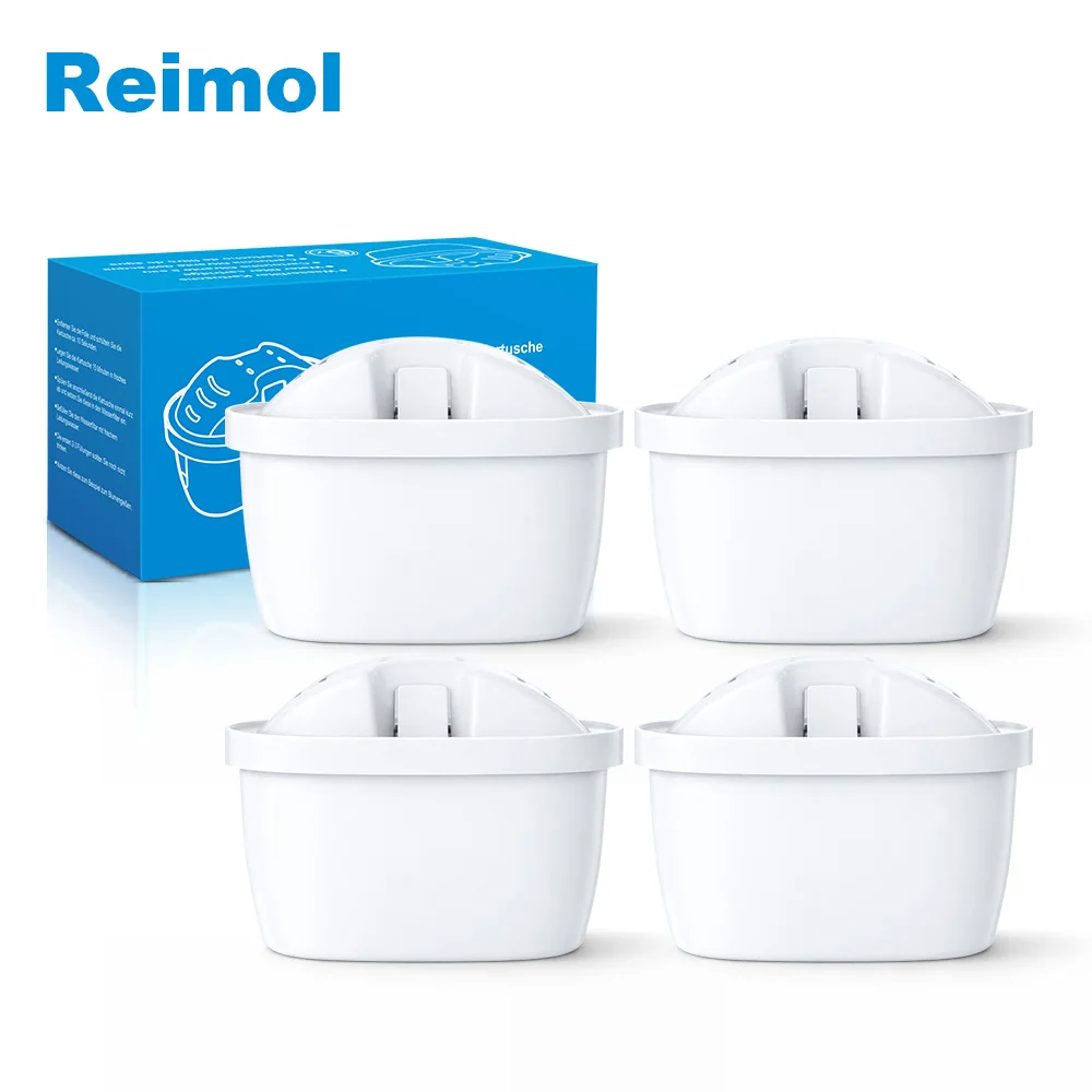 Reimol 6/12 Wasserfilterkartuschen, Ersatz für Brita Maxtra+ Kannen, Universelle Filterkartuschen Image