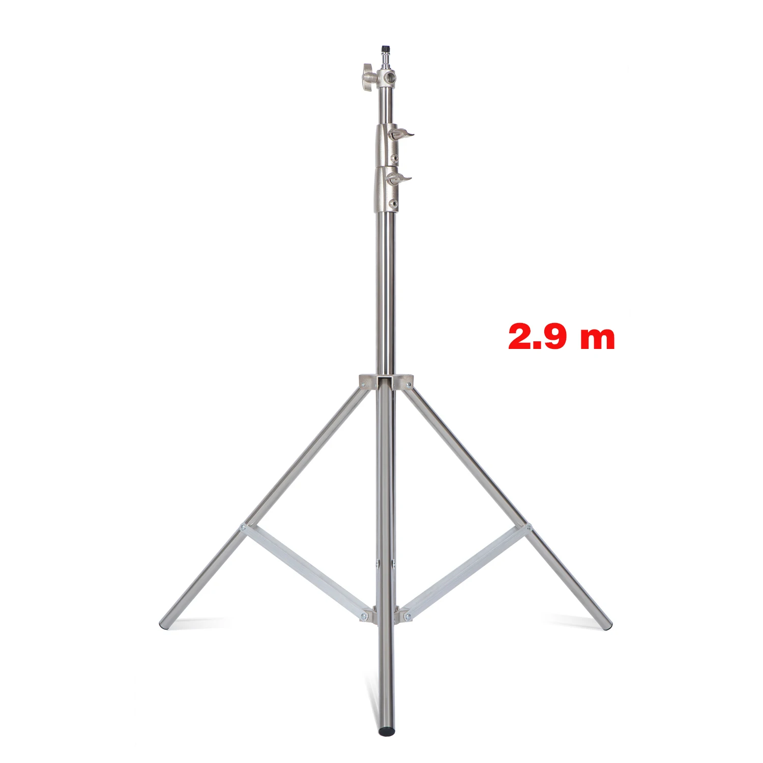 SH Neue 290 cm Edelstahl Stativ Fotografie Foto Video Studio Heavy Duty Hintergrund Stehen Für SoftBox LED Licht Mobile live Image