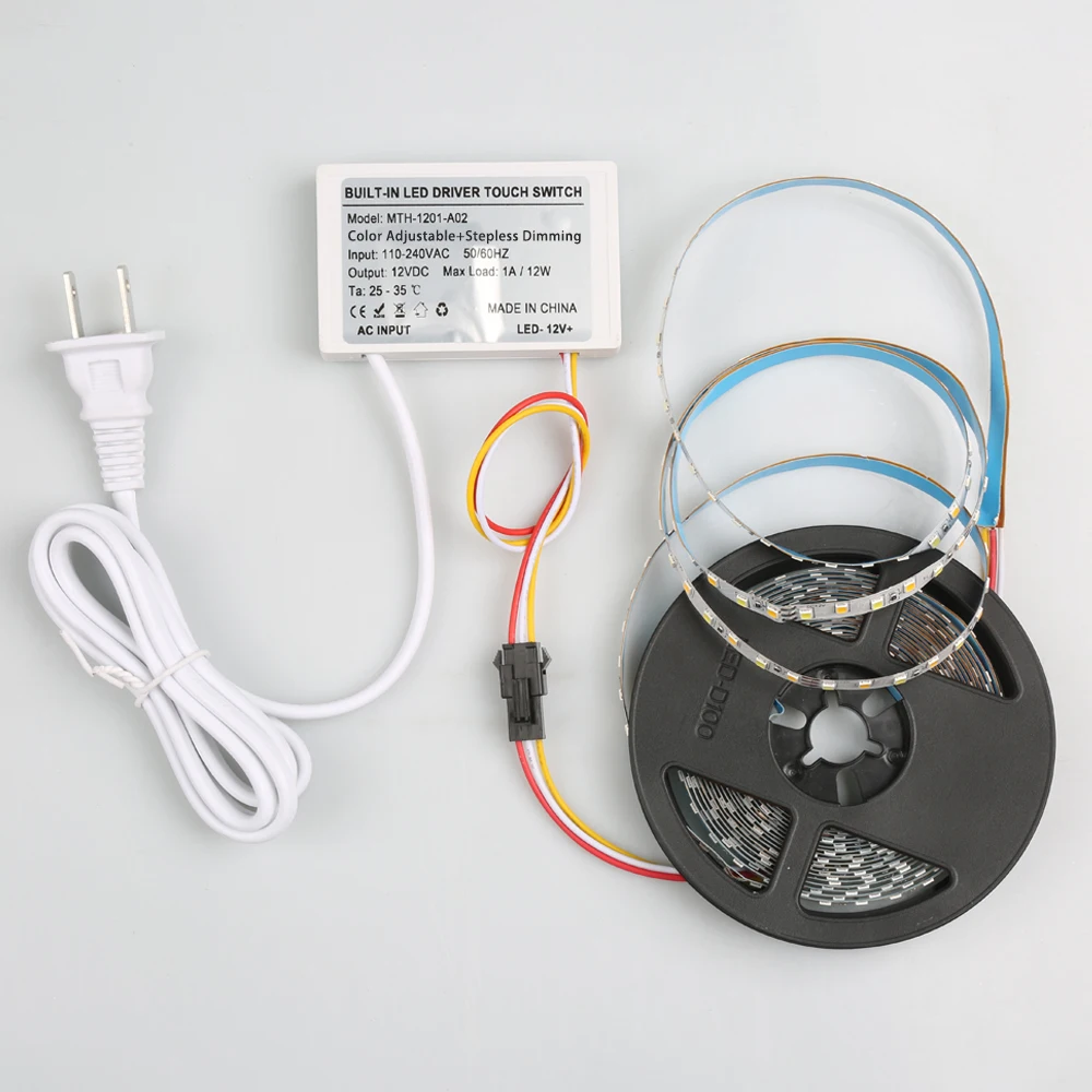 Salon Smart Spiegel Licht Sensor Schalter Set 12V LED Licht Badezimmer Spiegel Touch Schalter Dimmer
