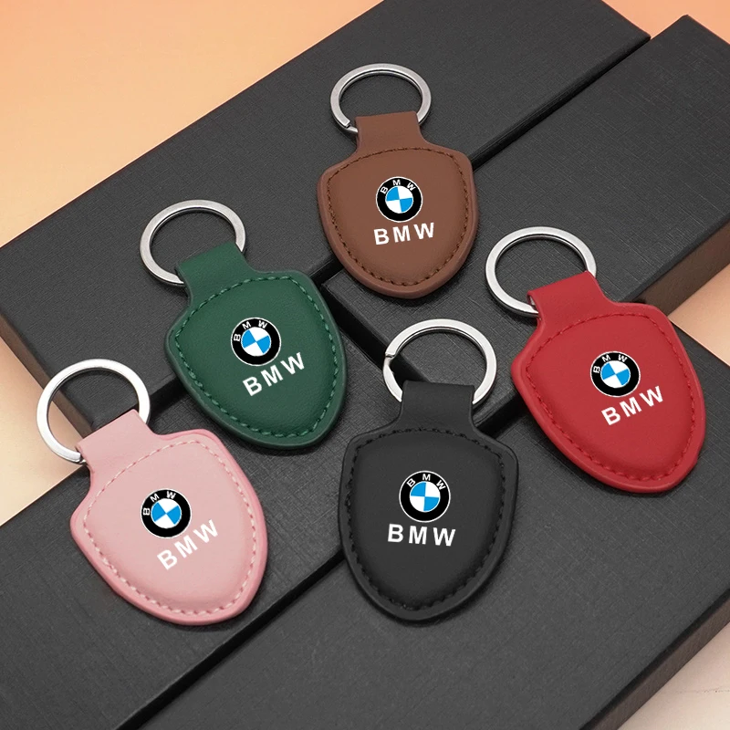 Auto-Styling Metall-Logo Schlüsselanhänger Vintage Leder Schlüsselringe für BMW X1 X3 X4 X5 E46 E90 F20 E60 E39 F10 M1 M2 M3 M5 M6 E87 M Power