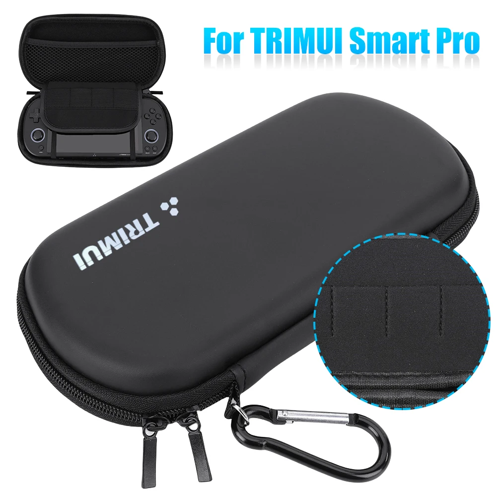Étui de transport rigide EVA, coque rigide étanche, anti-rayures, pour Console de jeu vidéo, mallette de rangement pour jeu portable Trimui Smart Pro