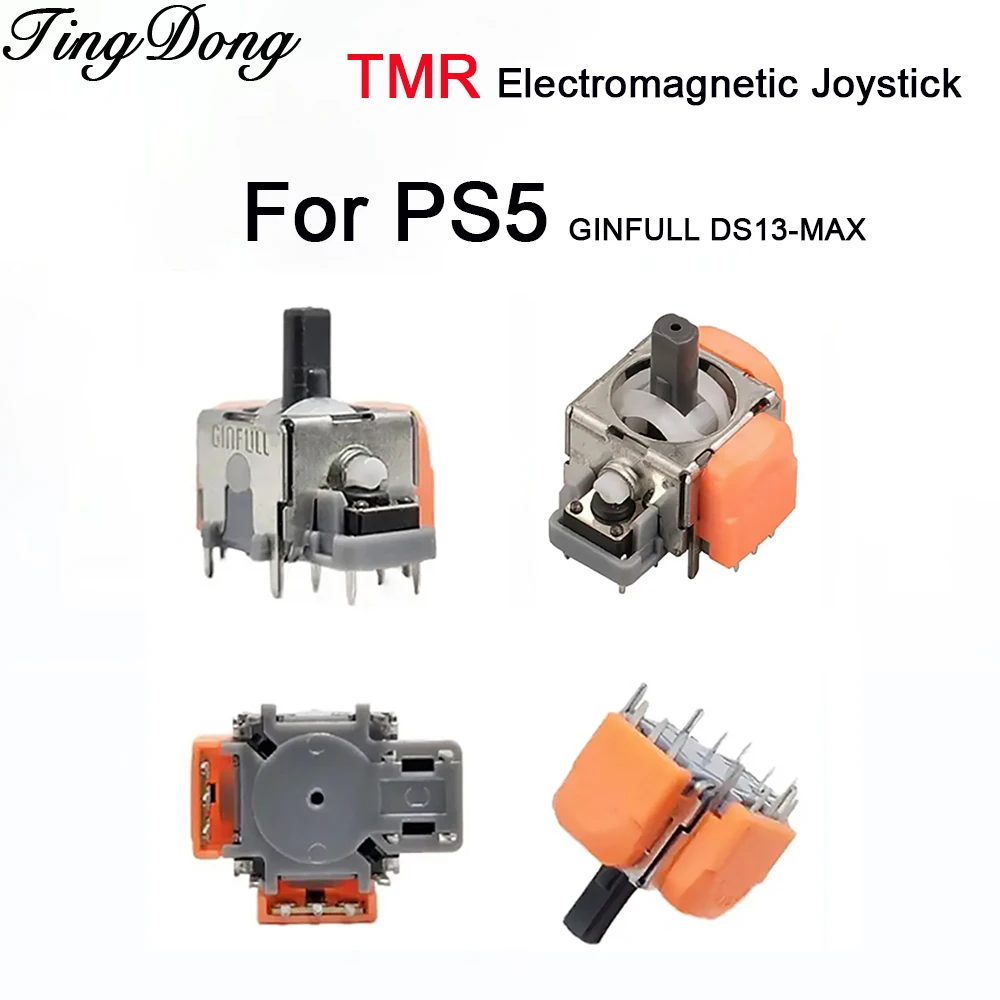 1 Stück Ersatzteil: Elektromagnetischer TMR-Joystick der 2. Generation mit einstellbarem Winkel für PS5-Controller DS13-MAX Reparaturteile Image