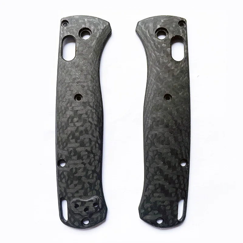 DIY-Griffteile für Messer: Maßgefertigte 3K-Kohlefaser-Messerschalen und Griffpatches für Original Benchmade Bugout 535 Image