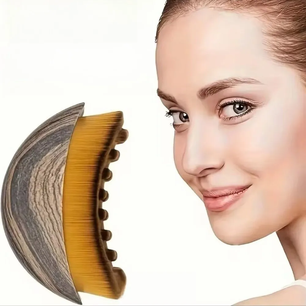 Lymphatische Kontur-Gesichtsbürste zur Lymphdrainage, Reduzierung von Schwellungen, Linderung von Müdigkeit, Gesichtsmassagegerät, Kinn- und Hautformungswerkzeug Image