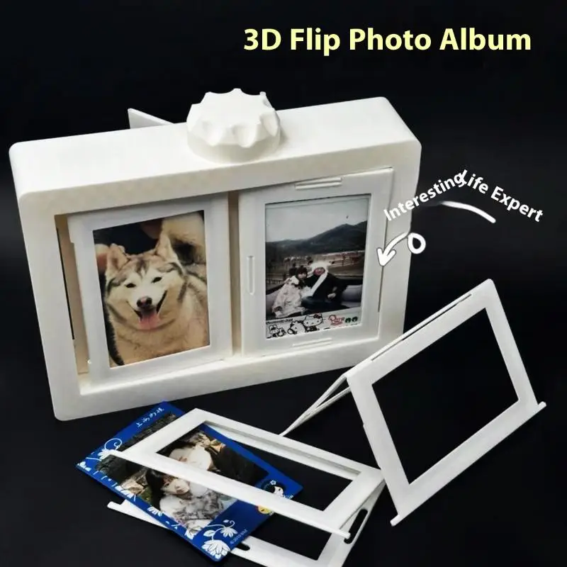 1-teiliger drehbarer Fotorahmen für Kpop-Fotokartenhalter, Idol-Bilderrahmen, Ausstellungsständer, Schreibtischzubehör, Raum-Desktop-Dekoration Image