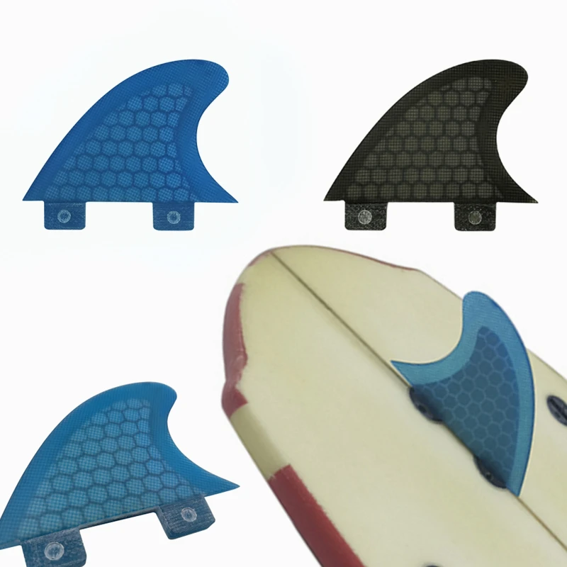 1pc petite aileron UPSURF FCS aileron centre de planche de Surf aileron haute fibre de verre nid d'abeille noyau Surf aileron Surf stabilisateur ailerons Double onglets