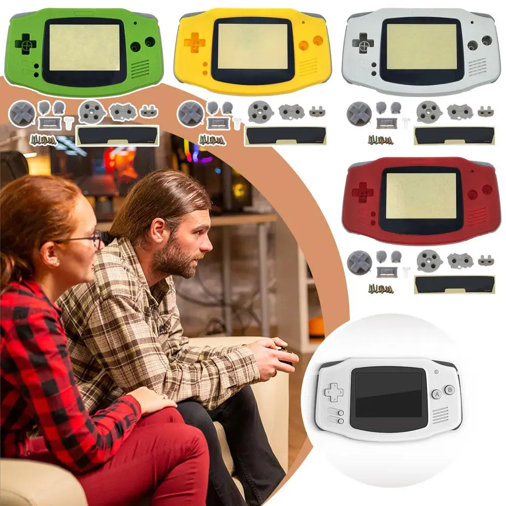 Hochwertiges Ersatzgehäuse für klassische Handheld-Konsole, ABS-Vollgehäuse-Kit mit Tasten für Handheld-Spielkonsole. ﻿ Image