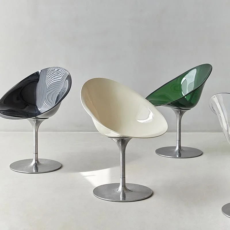 Nordisch 360° ° Rotation Wohnzimmerstühle Moderner Esszimmerstuhl Minimalistischer tragbarer Stuhl Design Bürostühle Wohnmöbel
