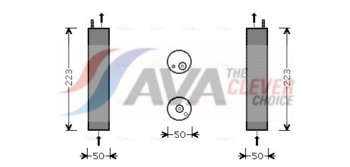 AVA QUALITY COOLING Trockner, Klimaanlage dwd057 für DAEWOO Image