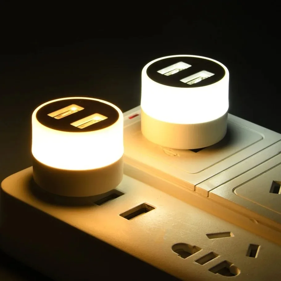 USB lumière LED USB livre lampe Protection des yeux lampe de lecture ordinateur lampe de lecture puissance Mobile charge livre lampes Mini veilleuse