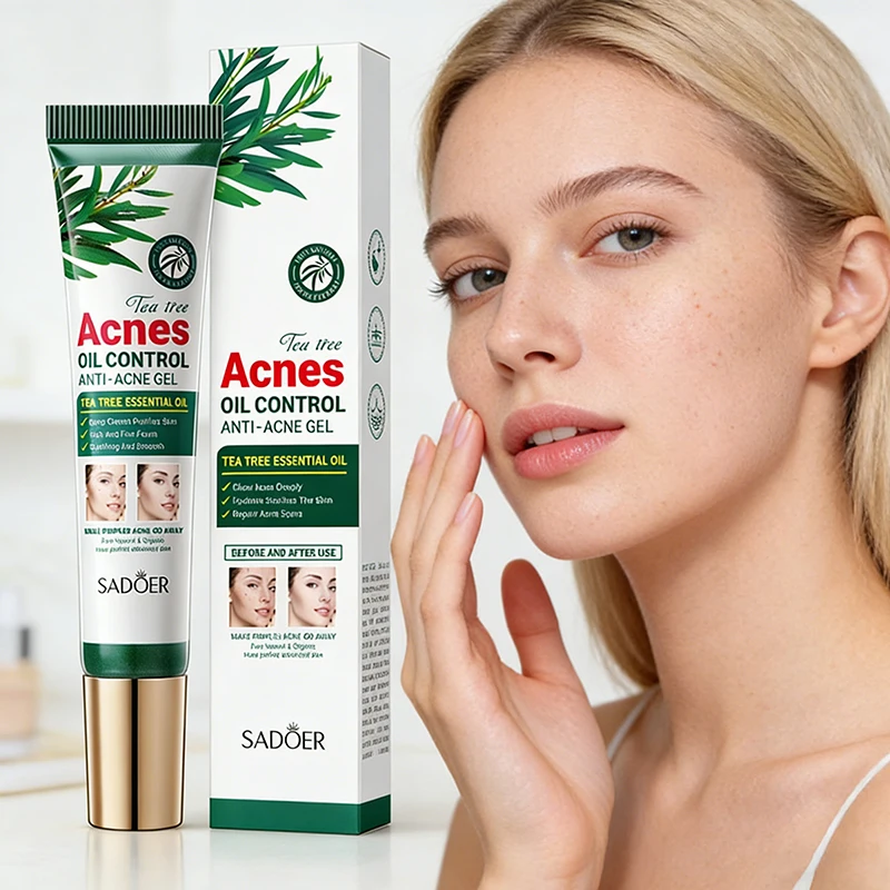 SADOER arbre à thé crème anti-acné soin du visage contrôle de l