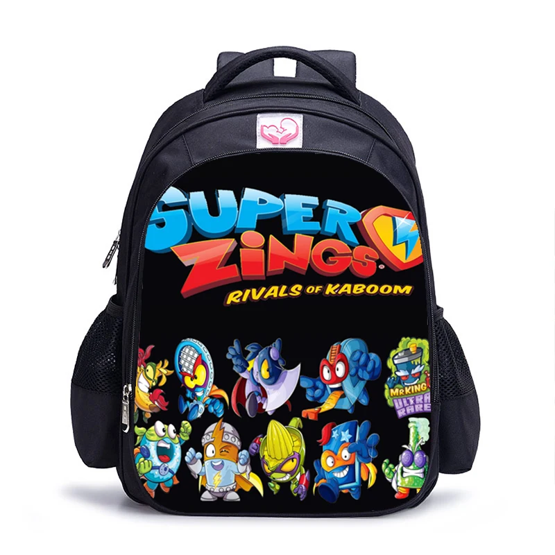 16 pouces Super Zings enfants sacs d'école sac à dos orthopédique enfants école garçons filles Mochila Infantil Catoon sacs cadeau