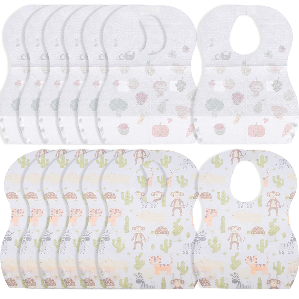 Bavoir jetable pour bébé, 40 pièces, tablier d