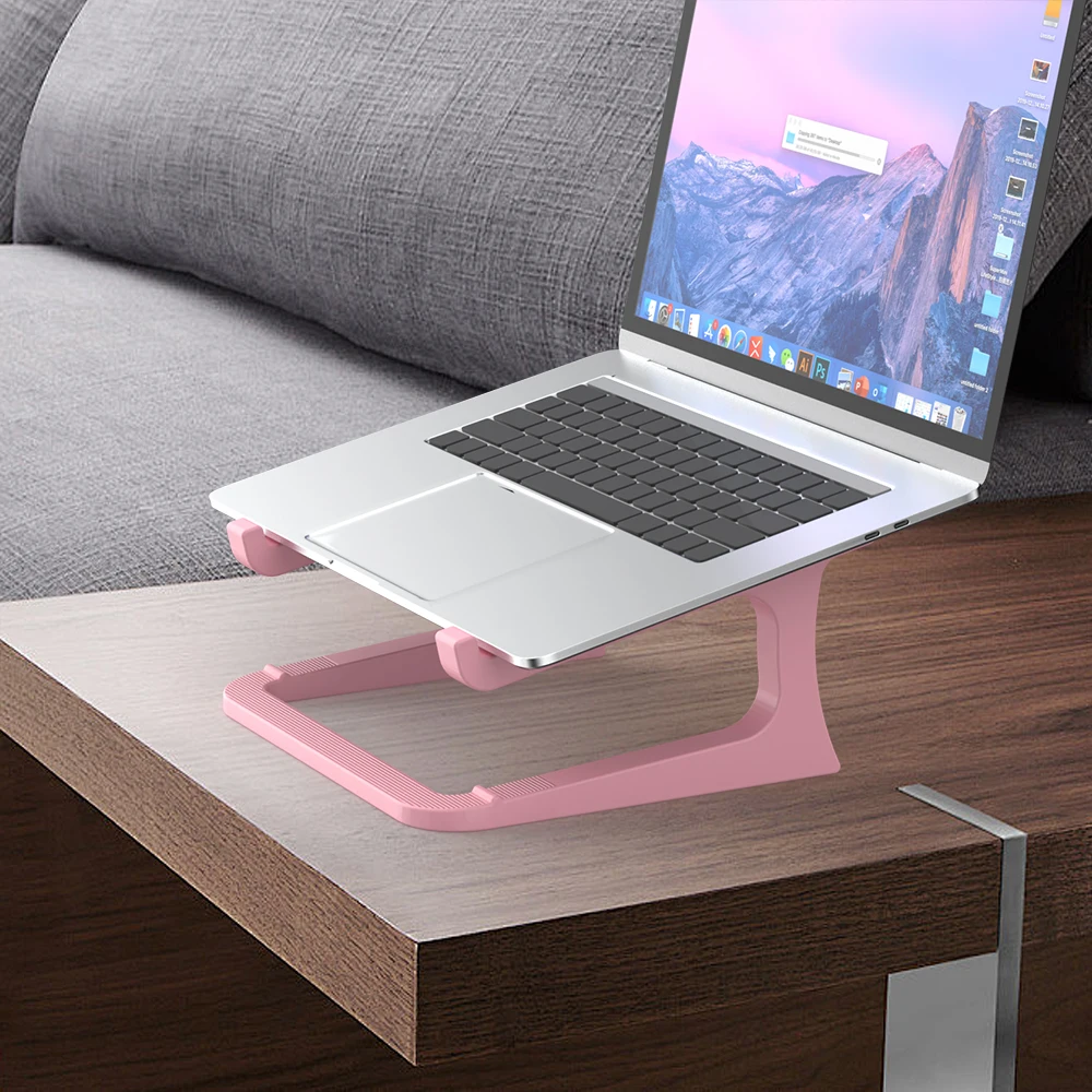 Support ergonomique pour ordinateur portable avec support pour clavier - ascenseur de bureau portable, adapté pour MacBook, PC, tablette - robuste