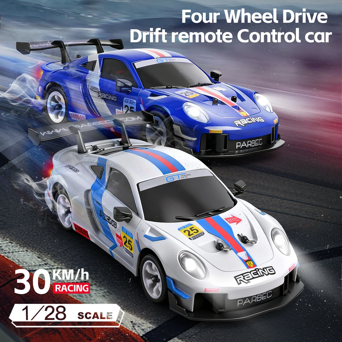WLtoys 1/28 RC voiture à dérive 284191 284019-A gyroscope amélioré 4WD modèle radiocommande haute vitesse 2.4G véhicule de course à dérive Mini cadeau