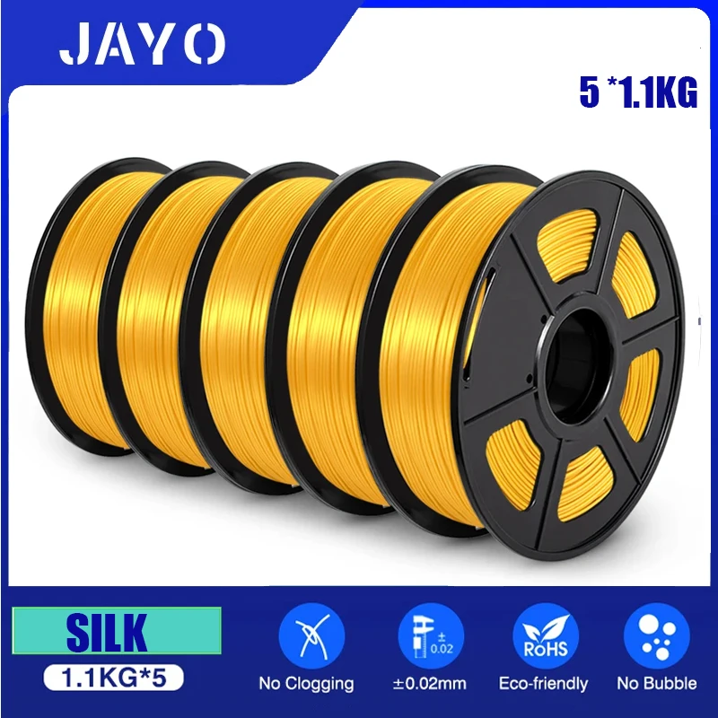 JAYO filament Pla Plus soie 5 rouleaux filament d