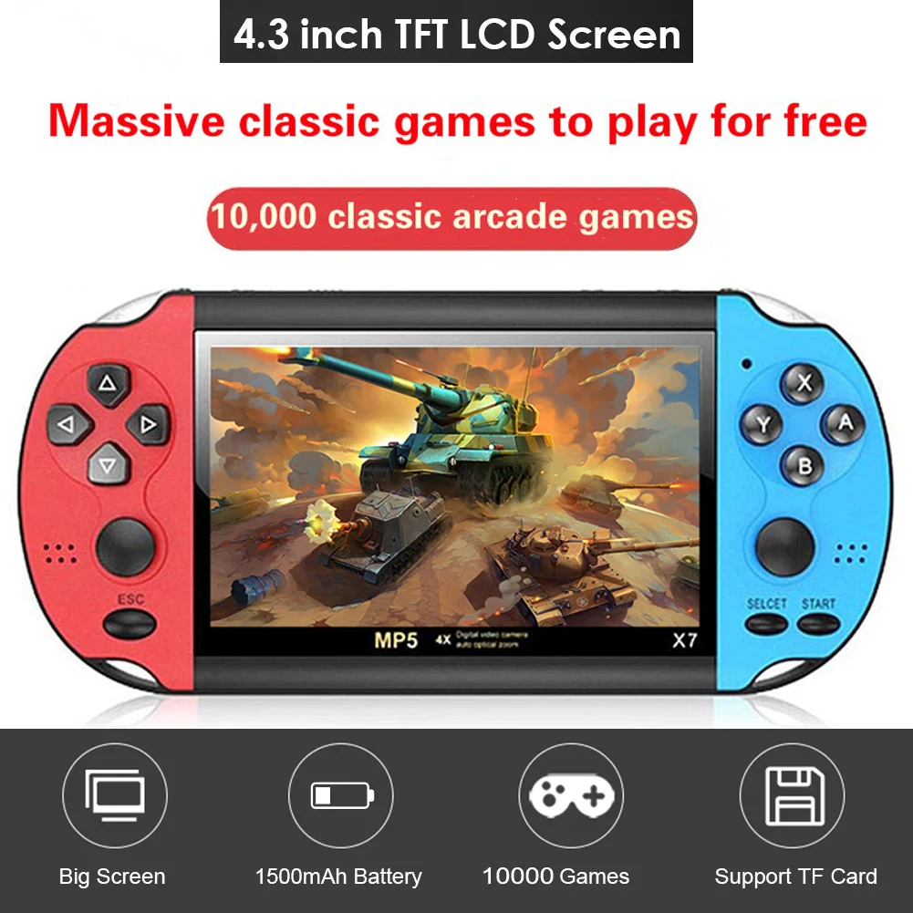 Console de jeu vidéo rétro Portable, lecteur Portable, Mini jeux vidéo d