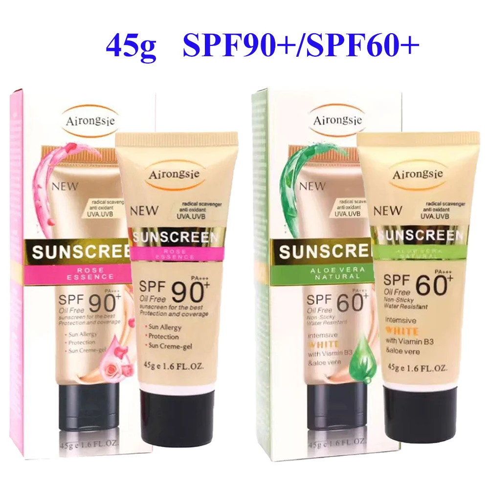 Crème solaire visage corps crème solaire bloqueur solaire rafraîchissant hydratant solaire SPF90 protecteur soins de la peau corps crème solaire Lotion