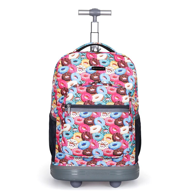 Sac à dos roulant pour filles, sac à dos d'école à roulettes pour garçons, sacs à livres à roulettes, sacs d'école pour adolescents