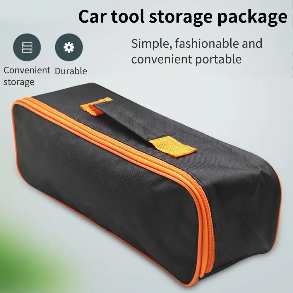 Sac à outils portable en Oxford, sac à outils d'électricien durable avec poignée, pochette à outils organisatrice, sac à outils étanche, rangement pour garage