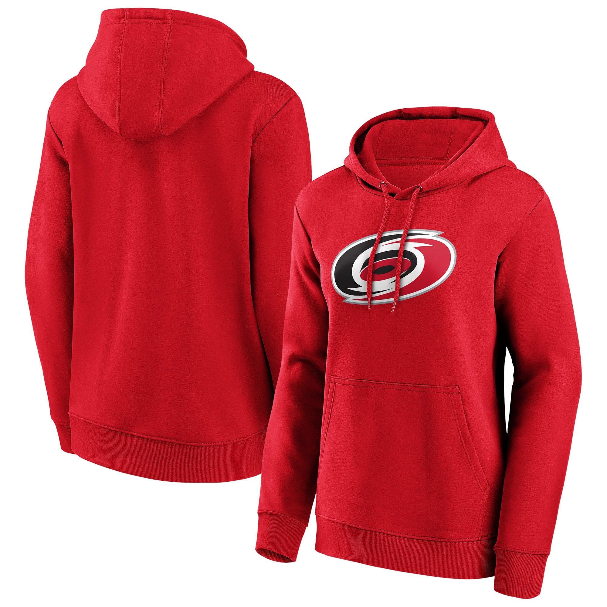 Carolina Hurricanes Fanatics Branded Primary Logo Graphic Hoodie – Damen