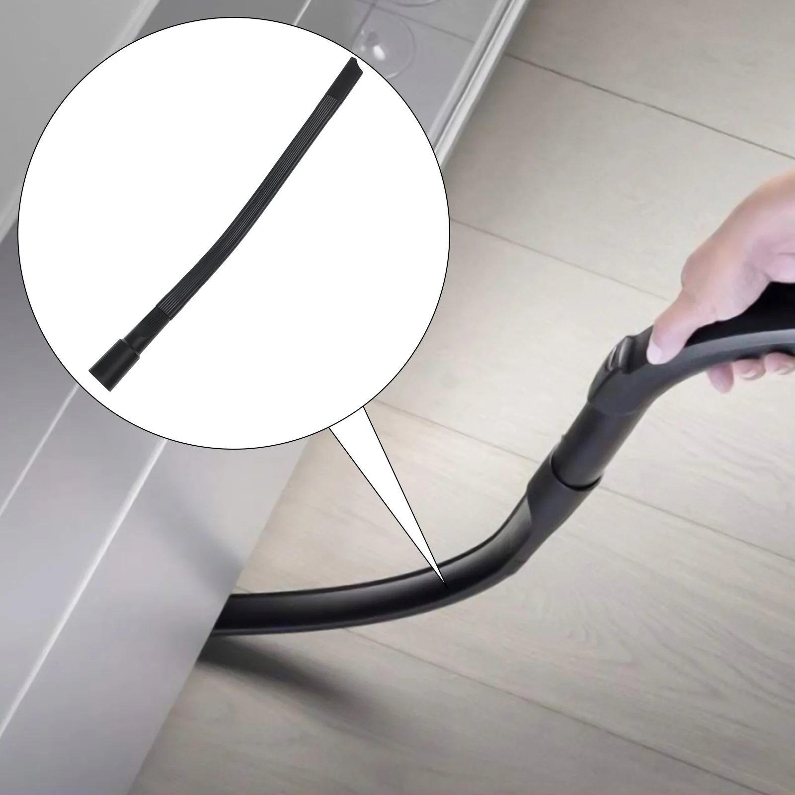 Flexible Fugendüse für Miele Staubsauger, entwickelt für die mühelose Erreichen von schmalen Räumen und engen Ecken Image