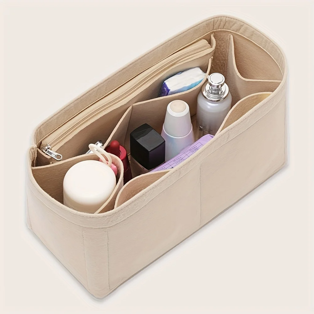 Ultraleichter Platzsparender Taschenorganizer, Kompakter Multifunktionaler Einlage-Organizer für Handtaschen & Täglichen Reisegebrauch Image