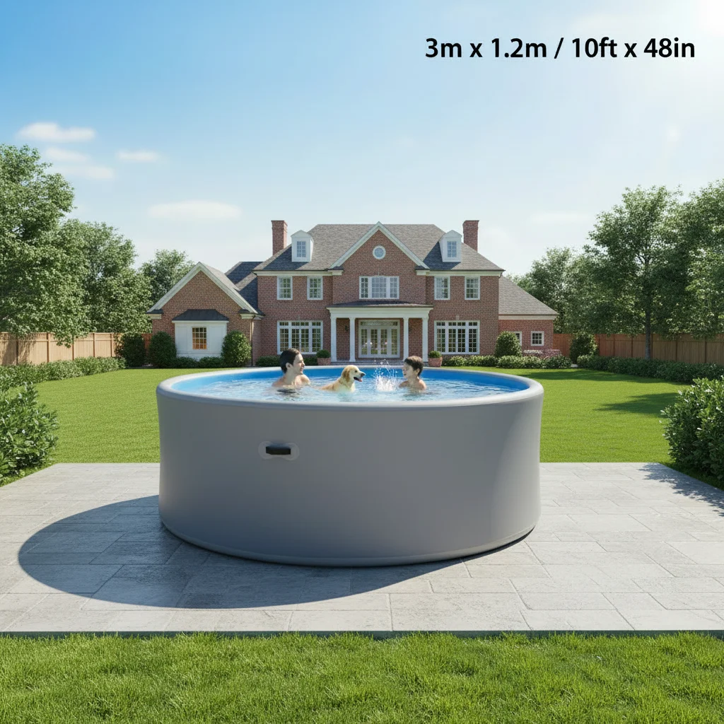 Großer Aufblasbarer Familien-Swimmingpool mit Drop-Stitch-Technologie Image